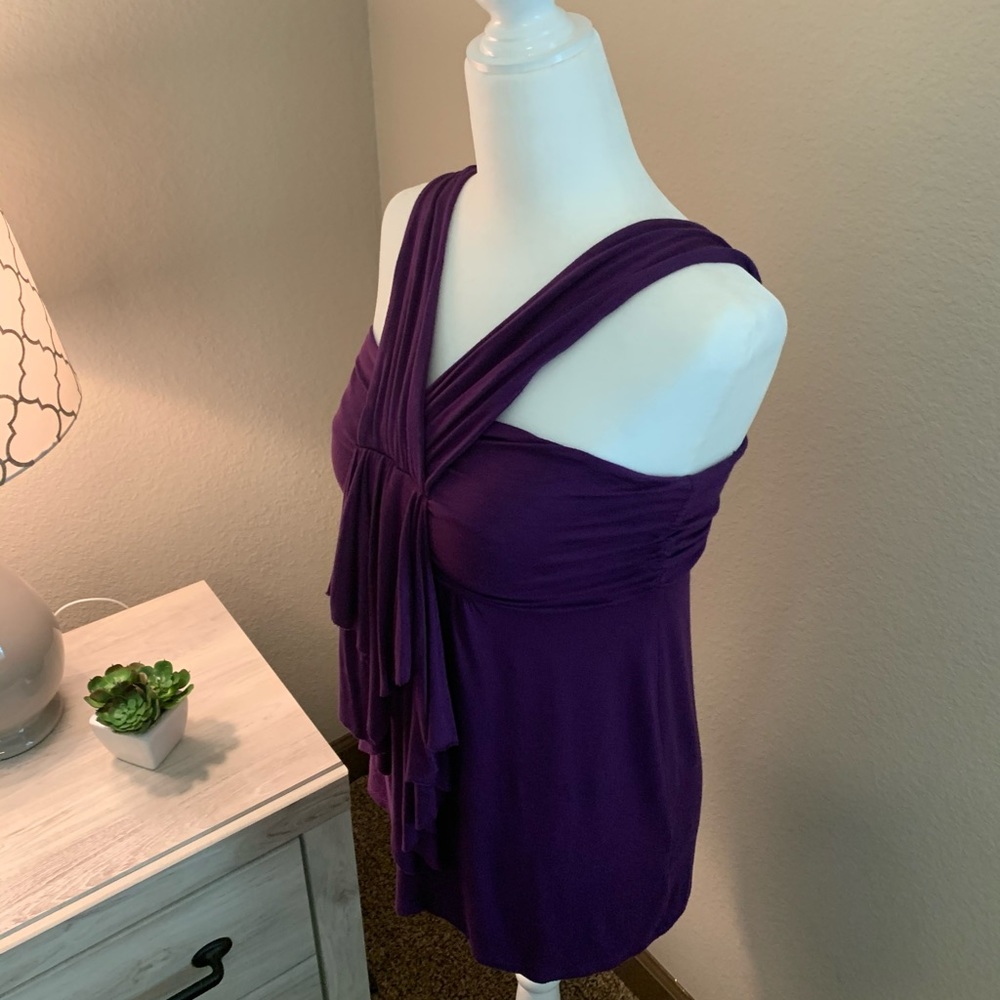 Ella Moss High Neck Ruffle Top - Picture 2 of 7